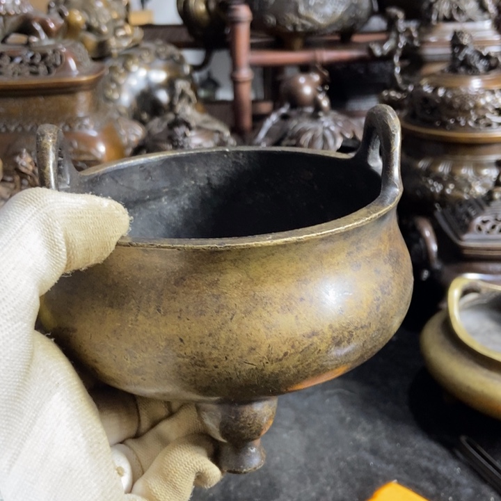 羲**廊铜器工艺品摆件香炉摆件