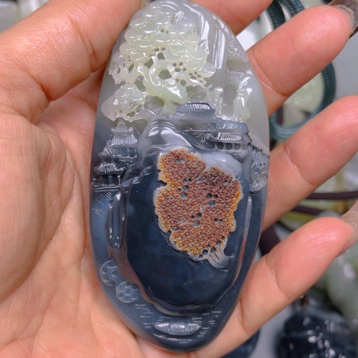 和田玉挂件未镶嵌