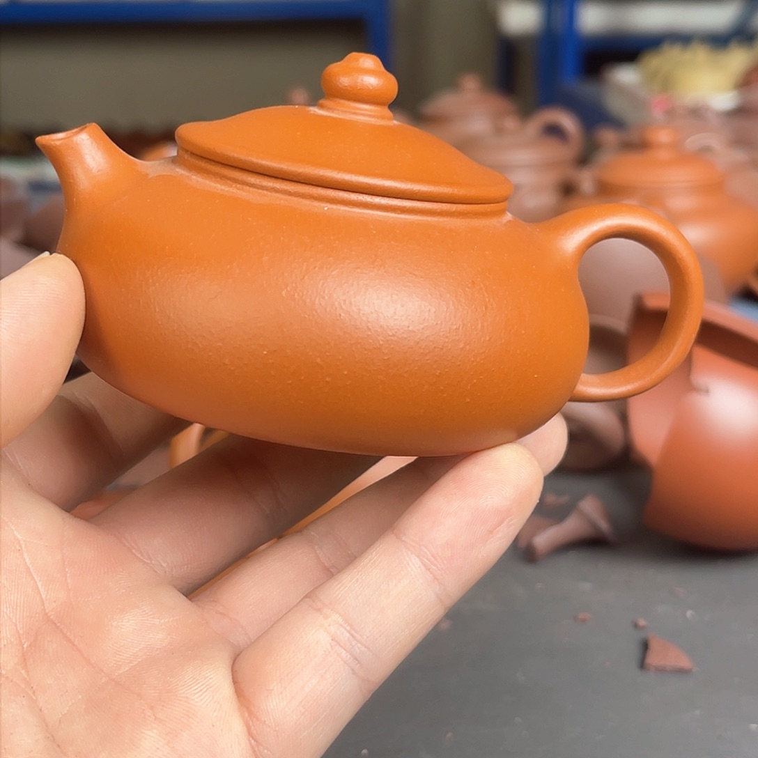 茶壶紫砂李丹朱泥寒江