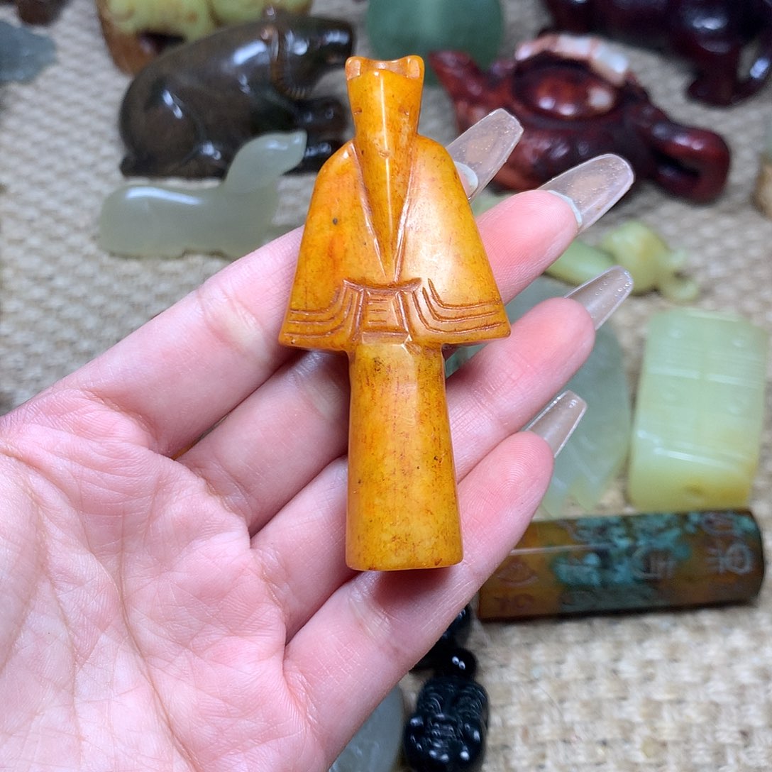 白玉菩提吊坠挂件