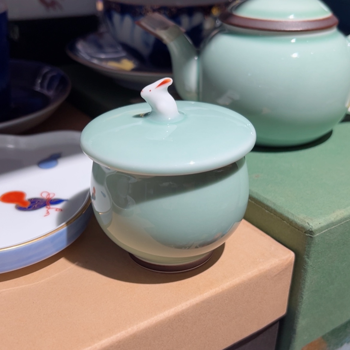 【闪购商品】盖碗哈哈哈我也想你了啊哈哈