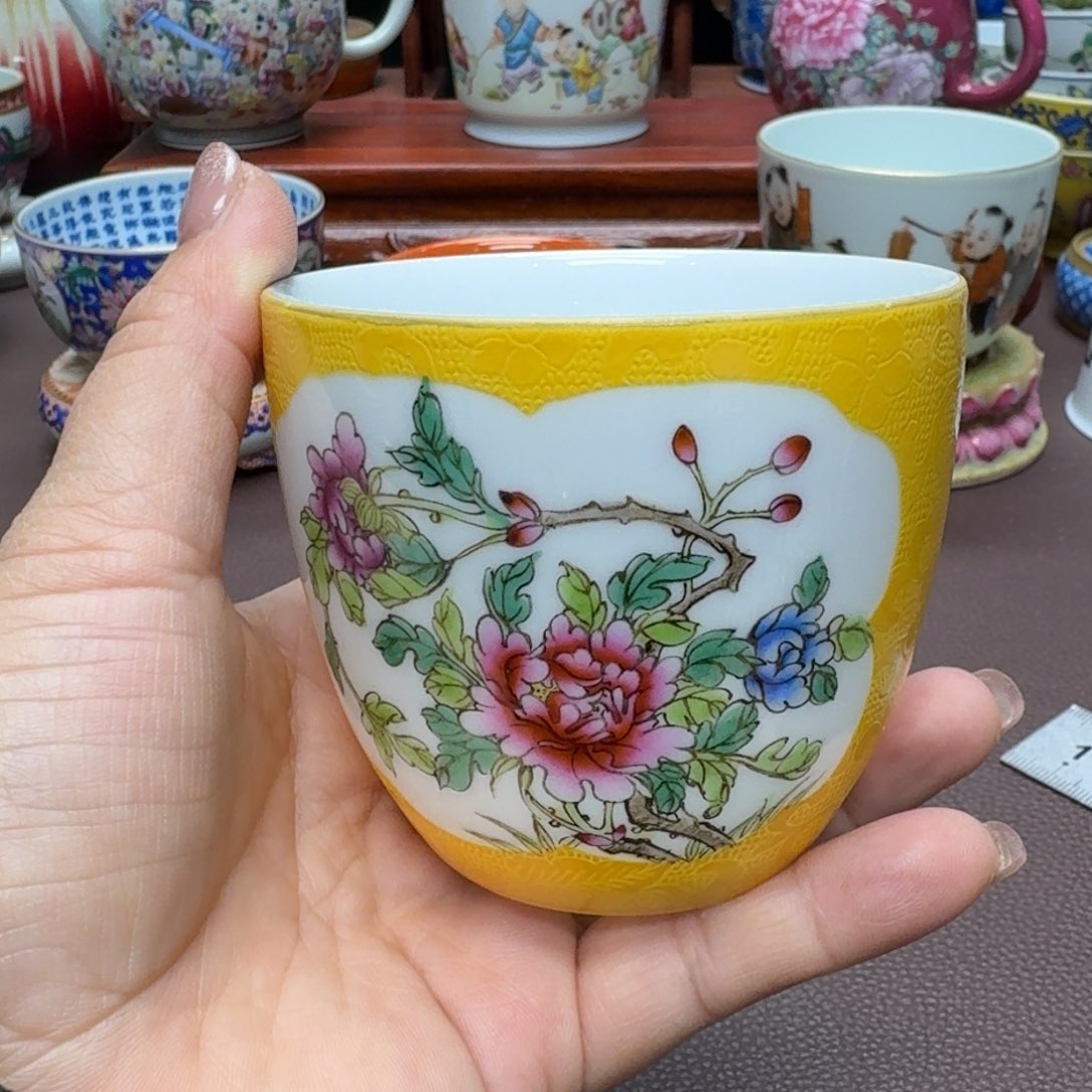 瓷片景德镇仿古手工制作精品展示