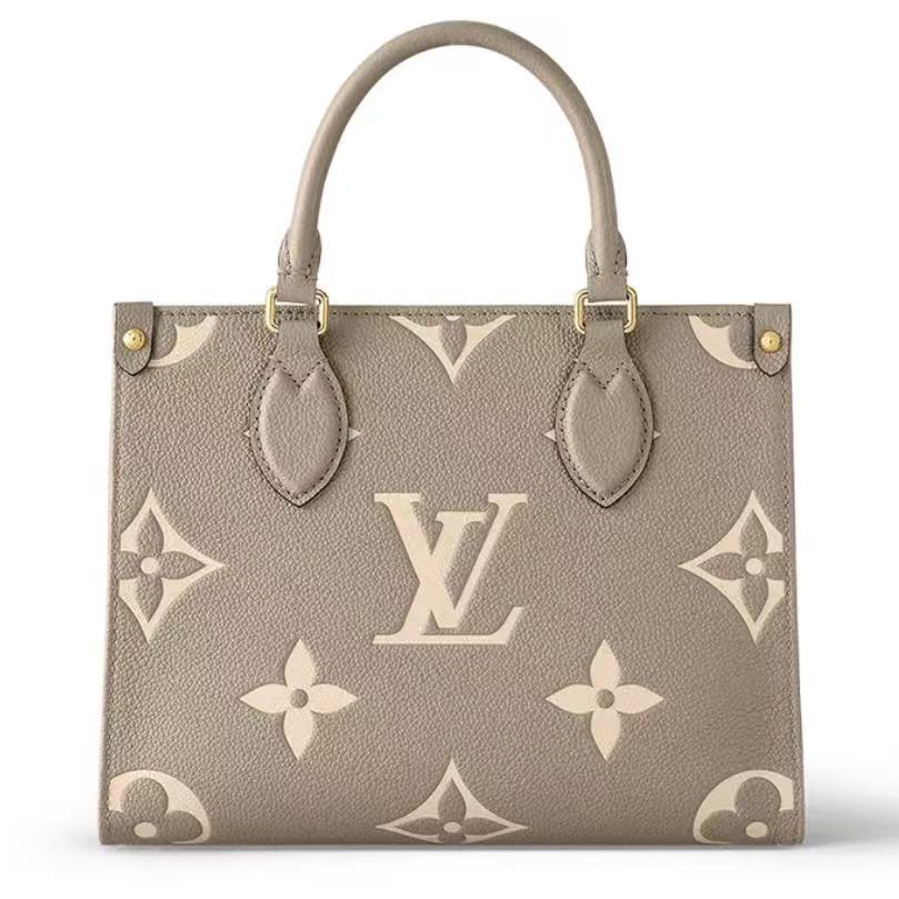 99新 LouisVuitton/路易威登  onthego大象灰托特包小号手提包/E