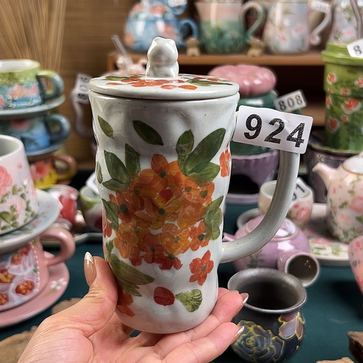 杯景德镇陶瓷手绘作品924