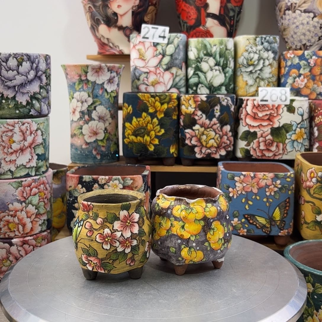 景德镇陶瓷花盆.景德镇陶瓷花盆