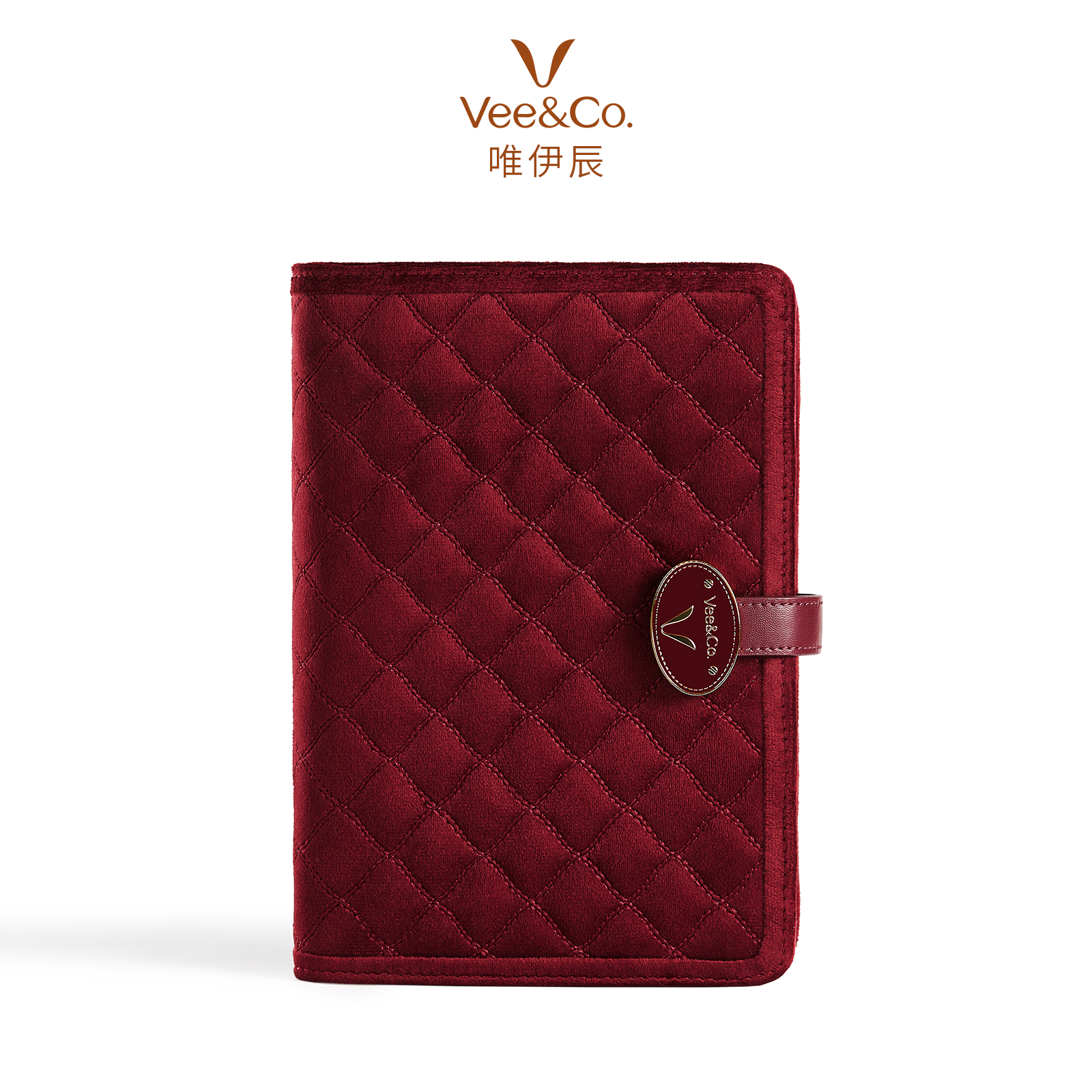 唯伊辰 首饰盒/箱 高档丝绒笔记本黄金珠宝收纳册首饰收纳首饰包