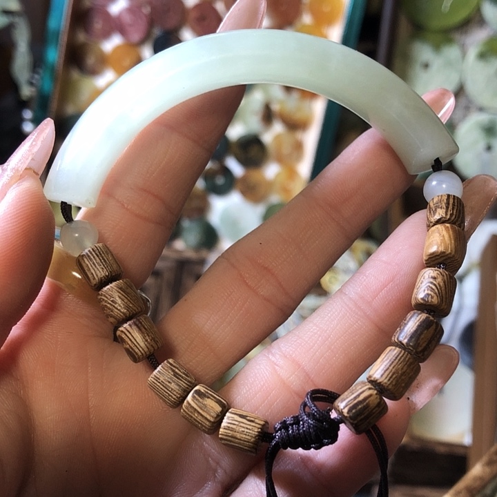 岫玉岫玉手链未镶嵌