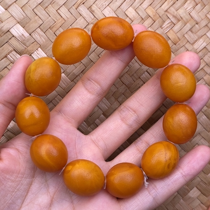 琥珀未镶嵌裸石蜜蜡M
