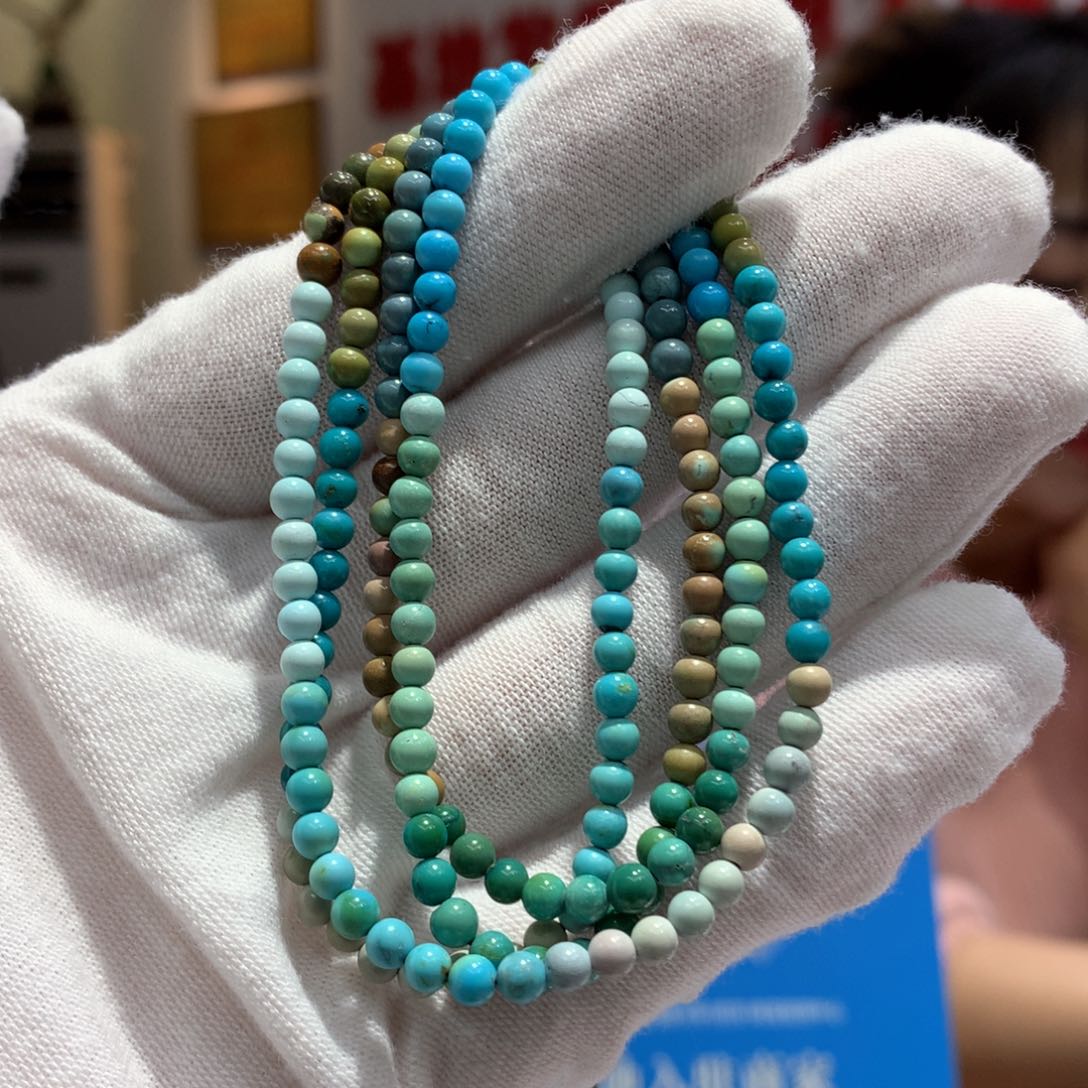 绿松石长链未镶嵌