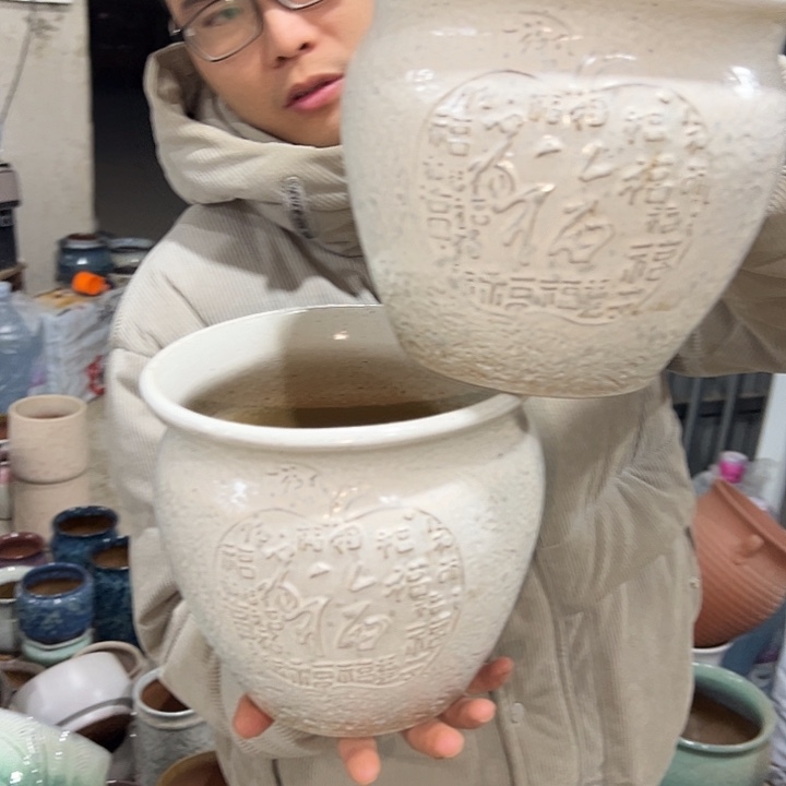 高度18口20啦啦花盆
