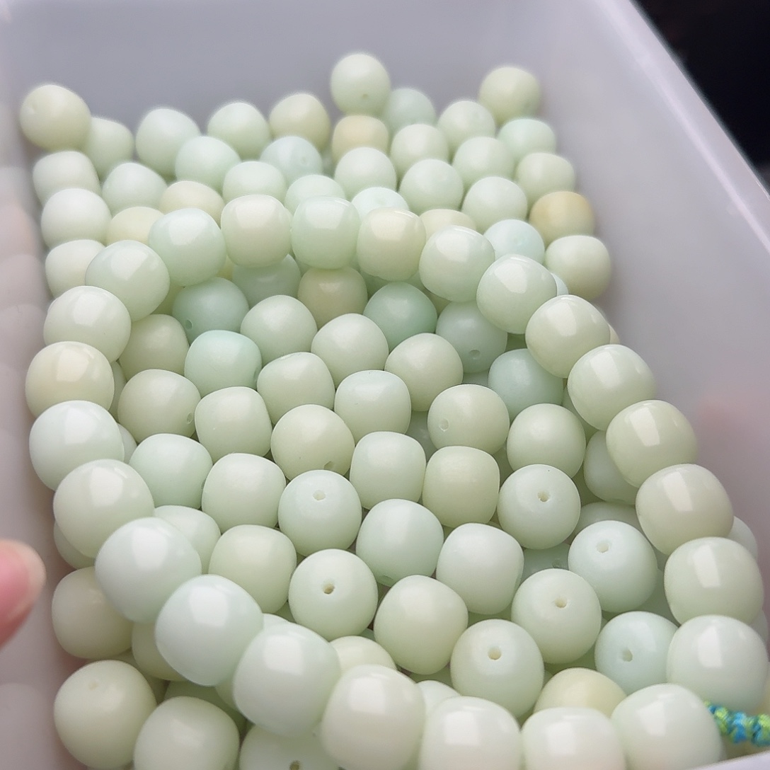 菩提根/象牙果吊坠50 颗冰蓝 14 桶