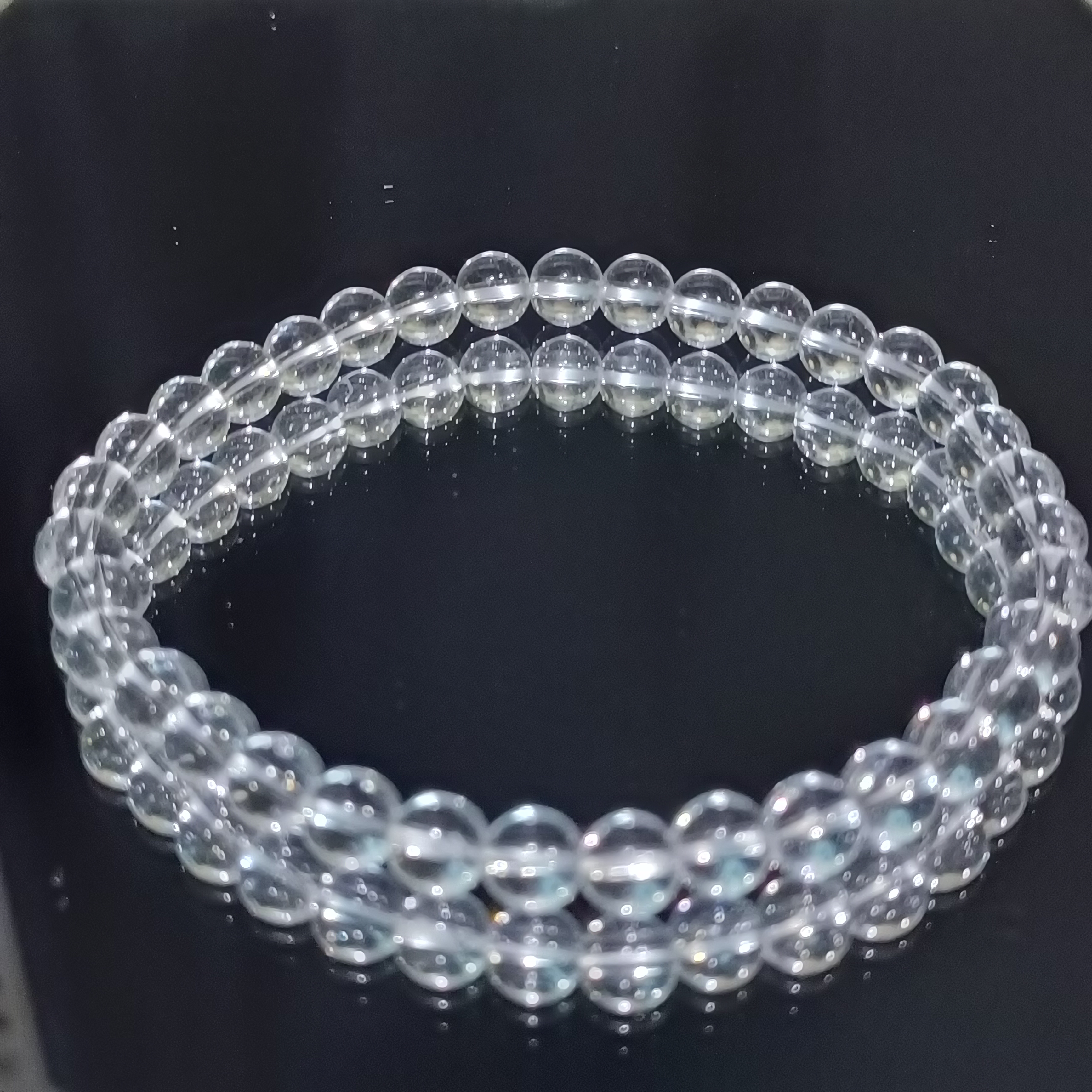 6mm双A白水晶手链