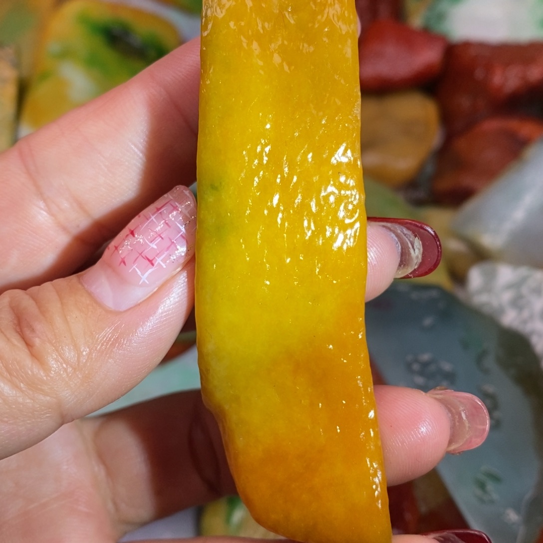 翡翠颈饰未镶嵌缅甸翡翠