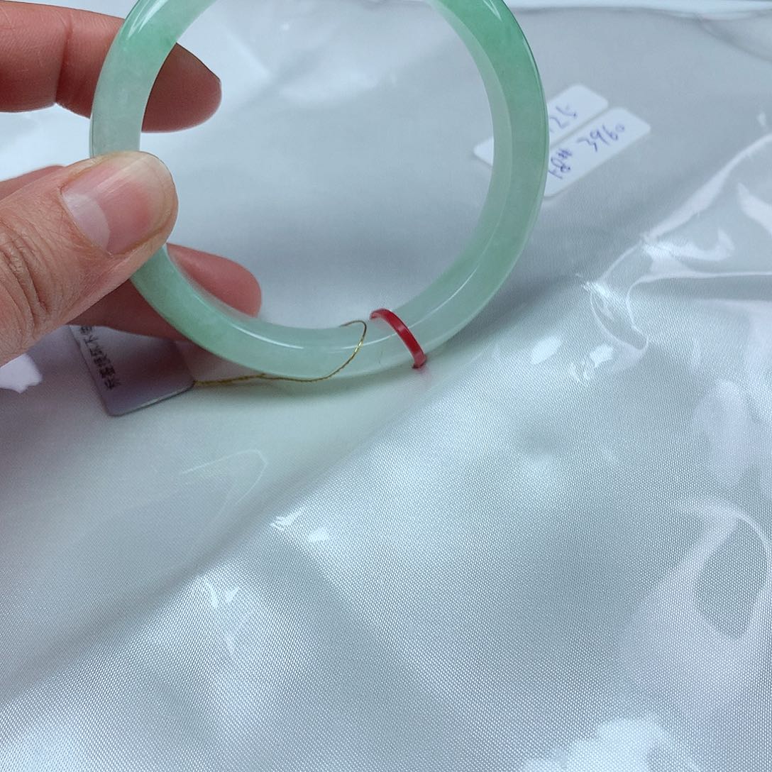 翡翠手镯未镶嵌58圈925