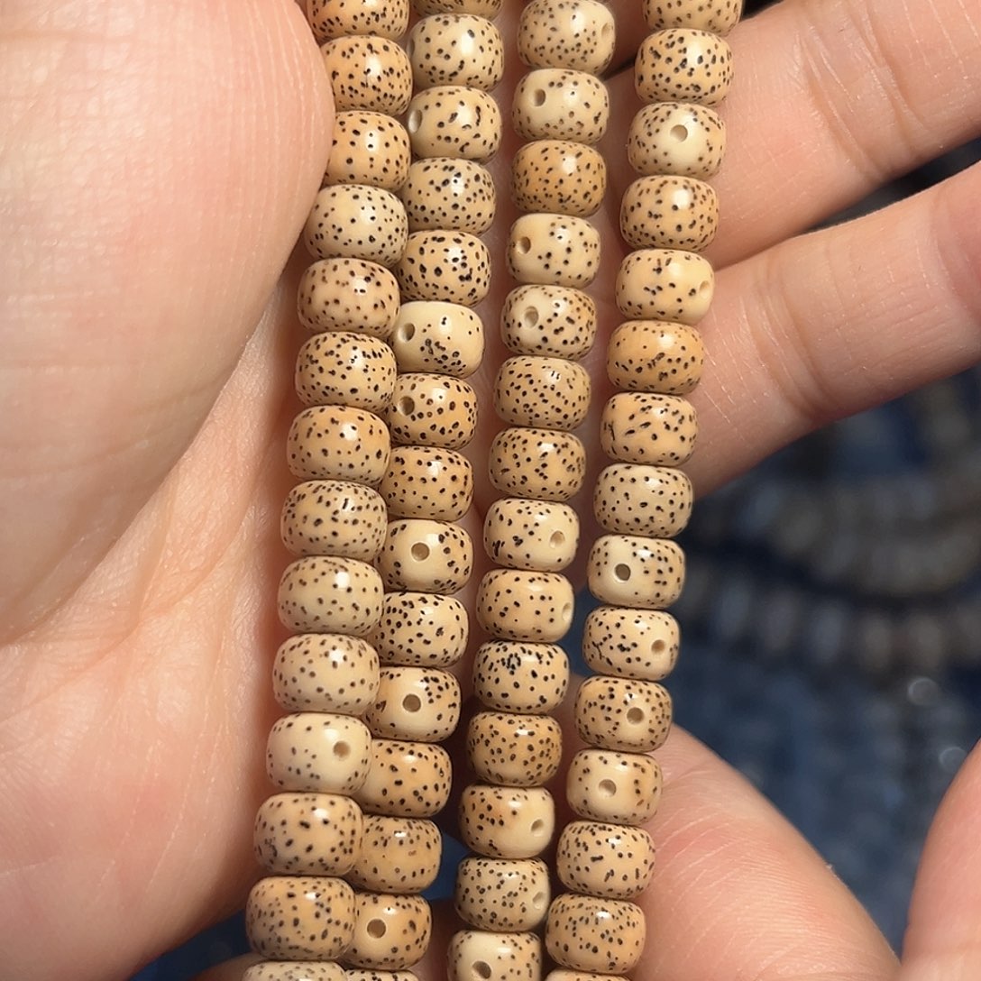 星月菩提手串星月菩提脱脂顺白