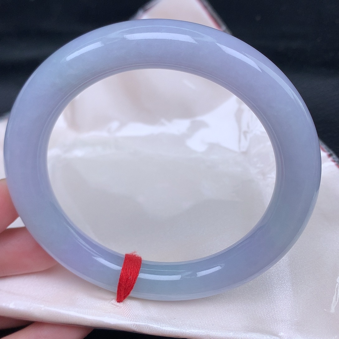 艺***翡翠未镶嵌手镯（圆镯）天然