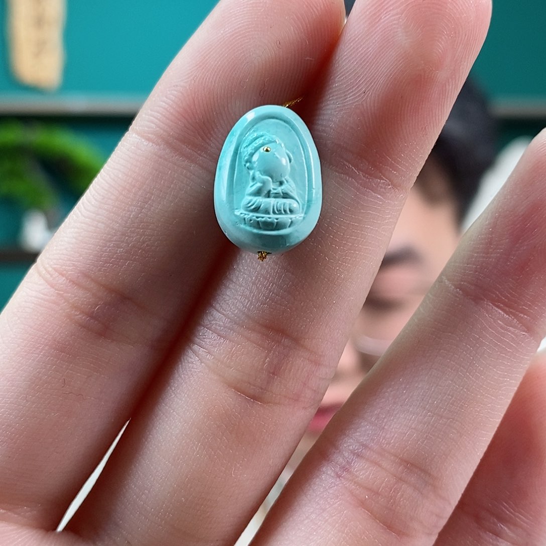 绿松石珠宝奇石未镶嵌