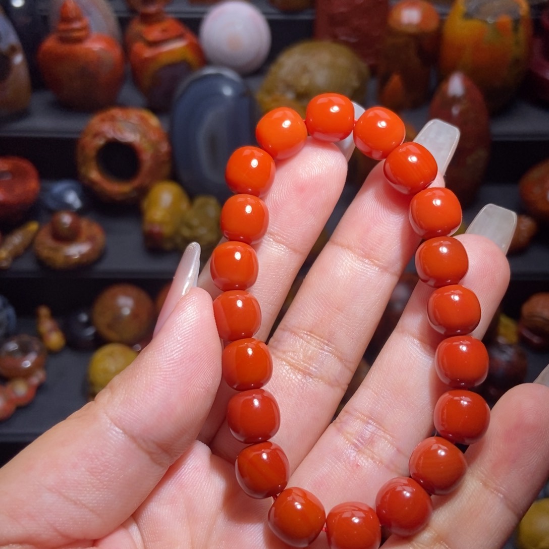 1***2玛瑙/玉髓手串未镶嵌