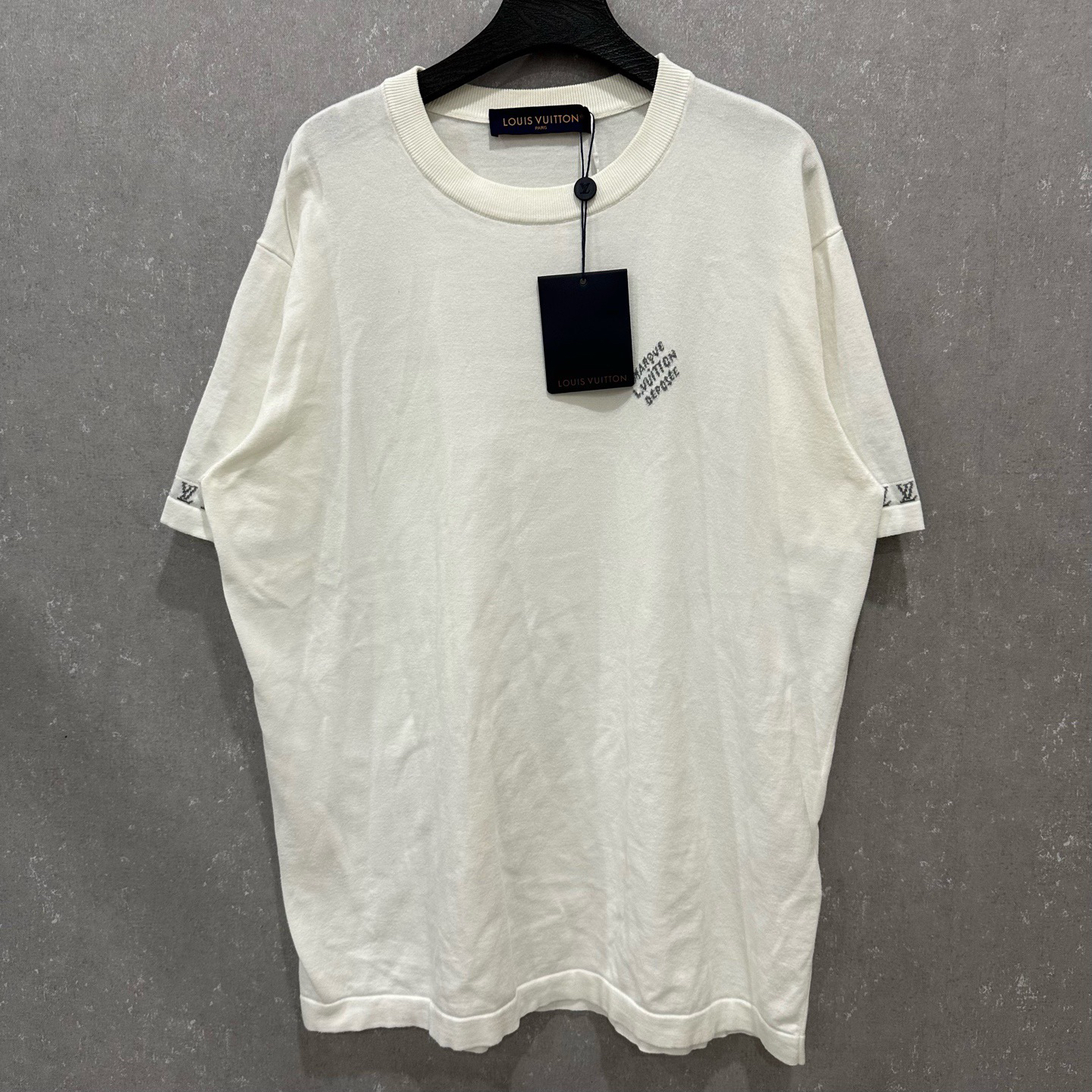 未使用 LouisVuitton/路易威登 白别针短袖 L码 全新带吊 006463