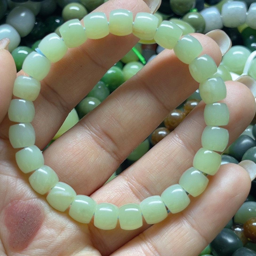 和田玉手链未镶嵌