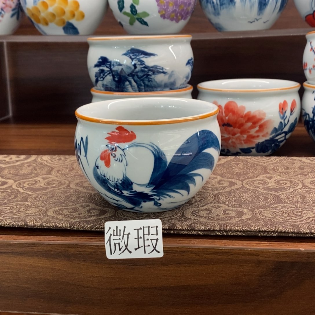 釉下彩手工绘制手工绘制