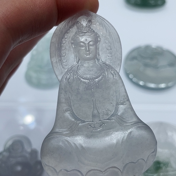 定制翡翠未镶嵌挂件