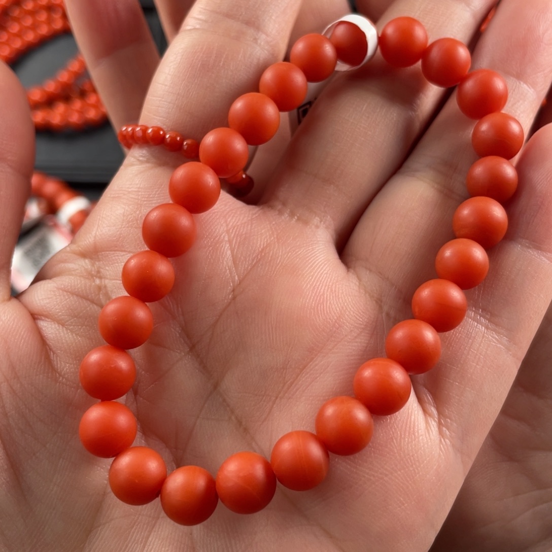 南红玛瑙未镶嵌手链妞7