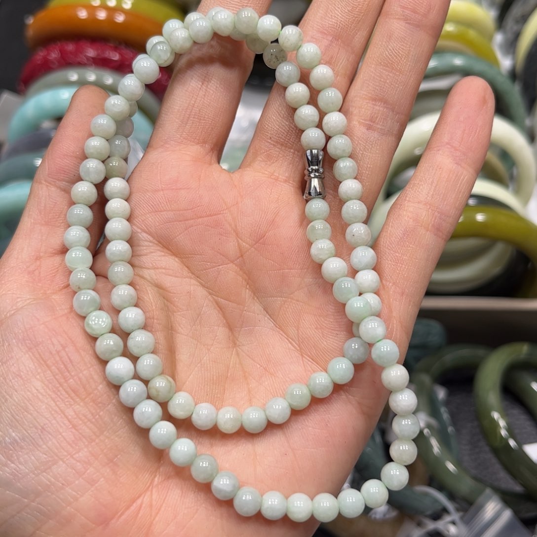 翡翠手链未镶嵌卡5➕