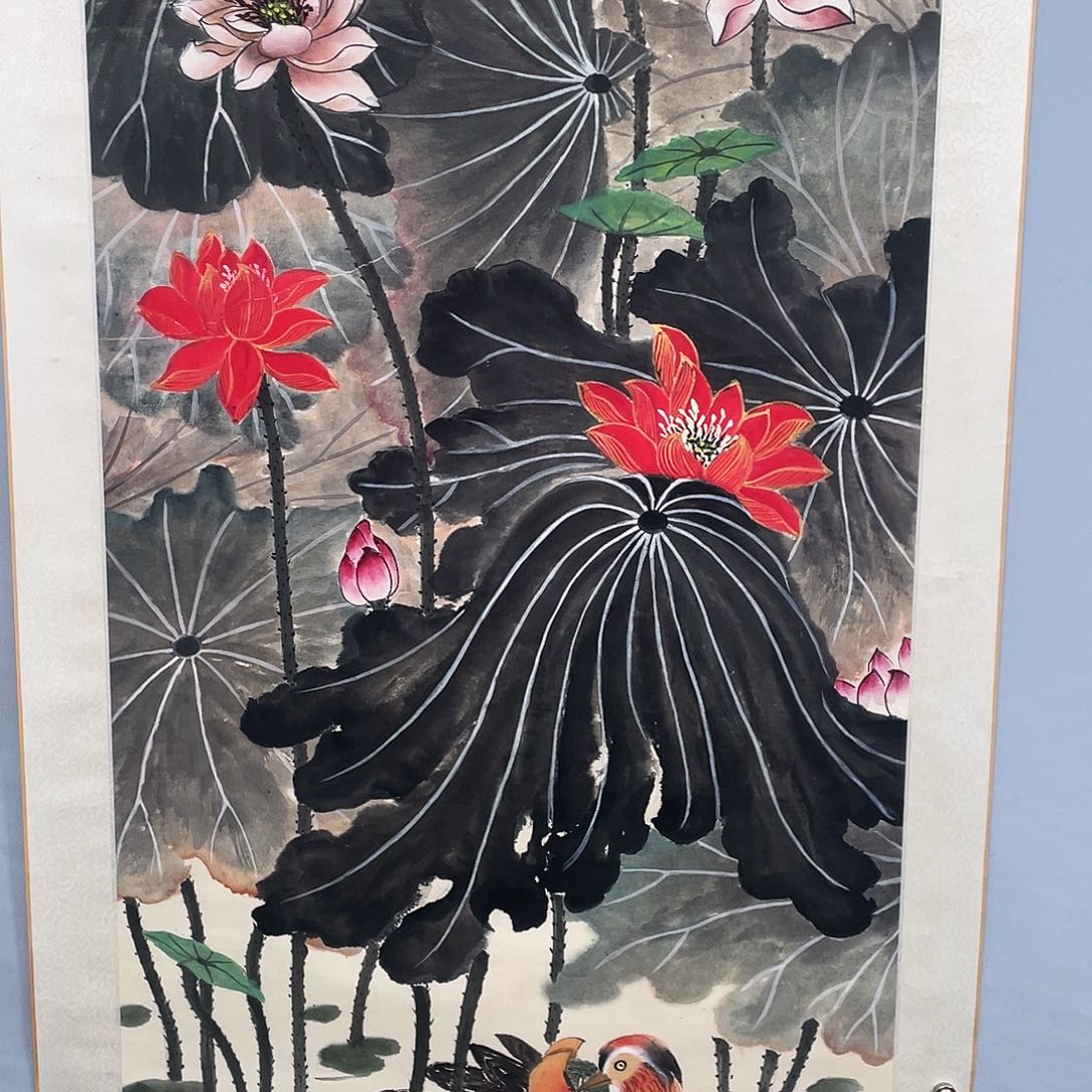 邦***7大千老师作品一幅