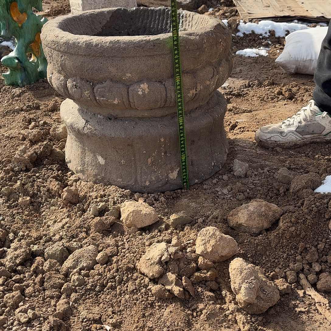 渔***影石材莲花净手盆不包邮