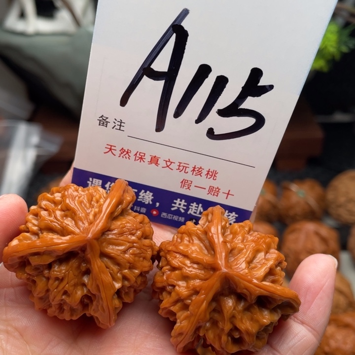 桃核把件文玩核桃123456789