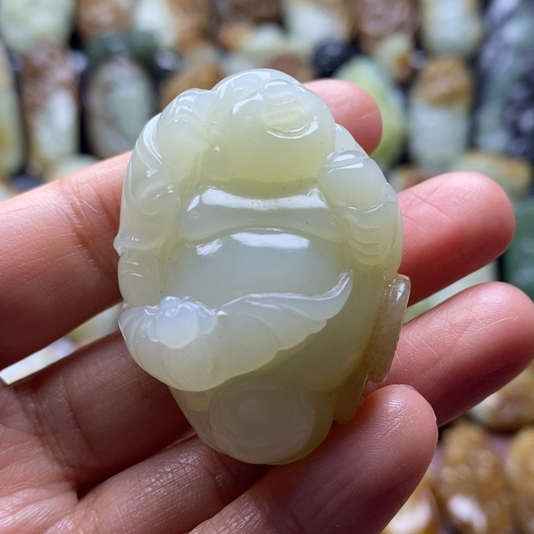 吊坠(不含链)未镶嵌和田玉（糖玉）