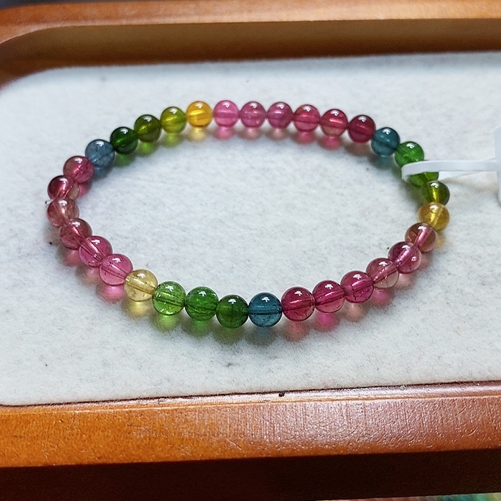 碧玺手链未镶嵌碧玺手串5.4