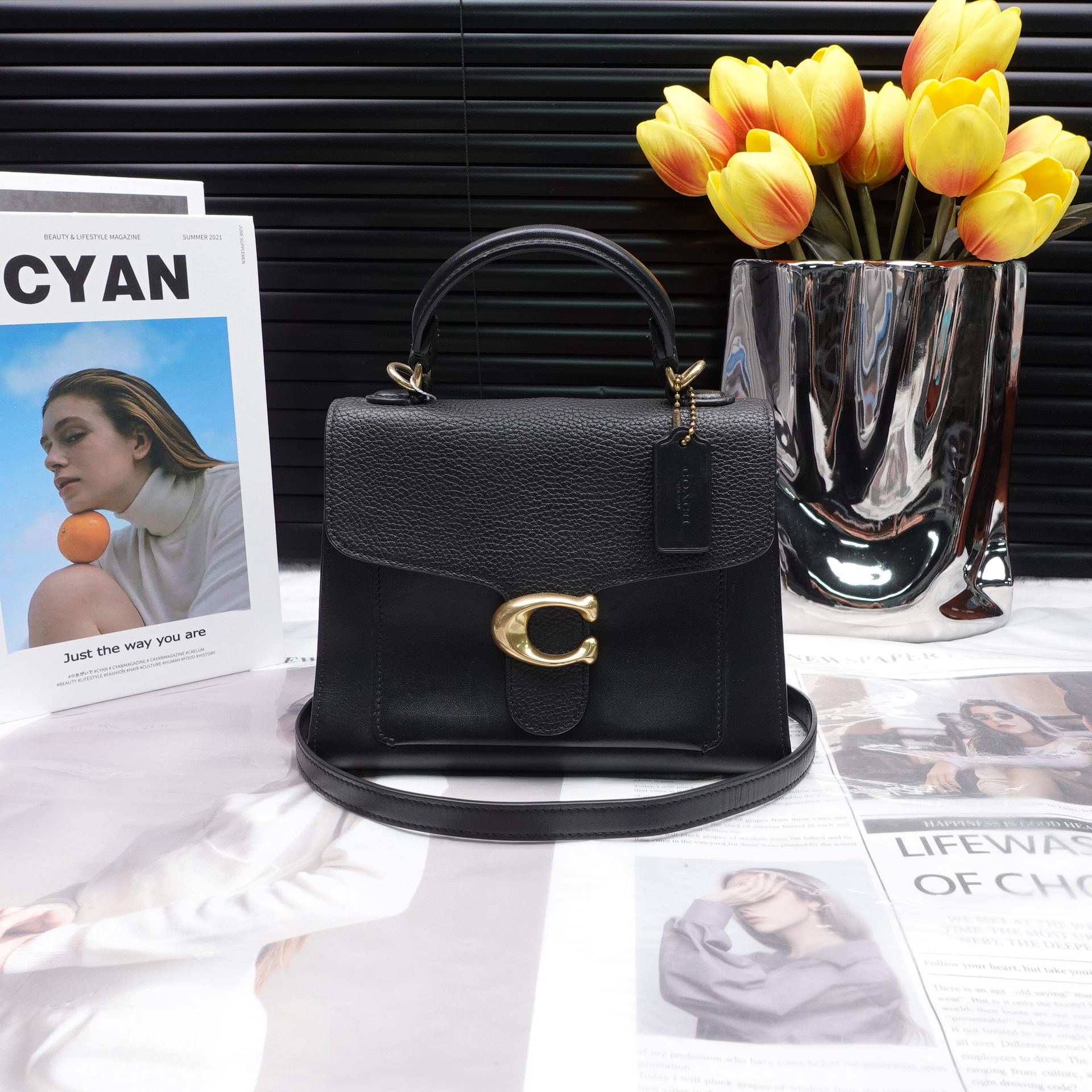 95新 COACH/蔻驰 单肩包/T10223027