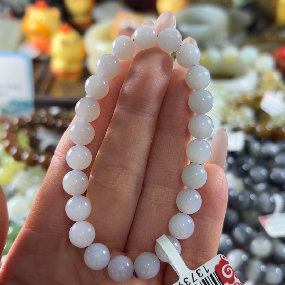 和田玉未镶嵌手串67