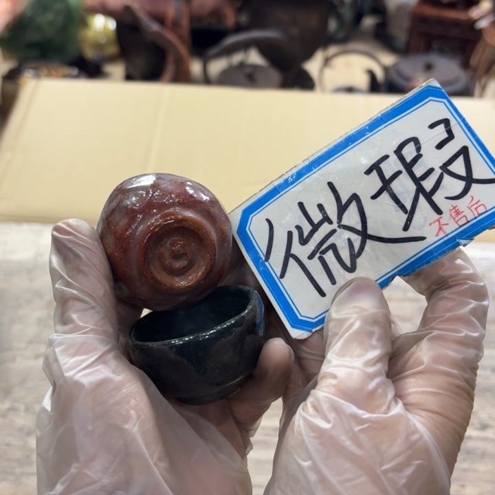 陶瓷古美术置物摆件