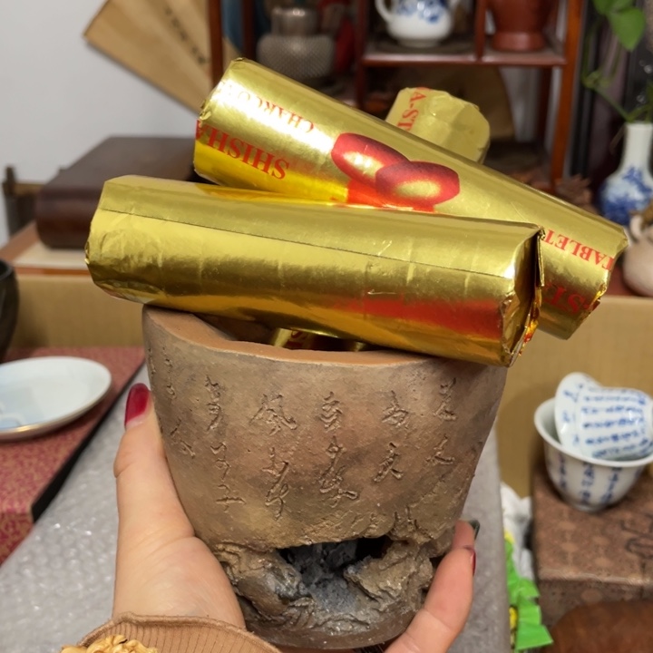w***s陶中古工艺品摆件