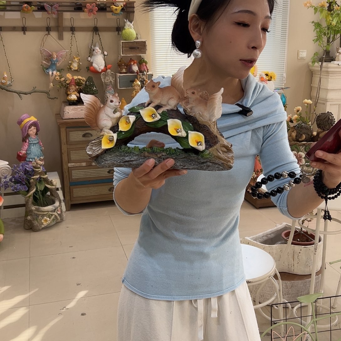 花园摆件红红火火