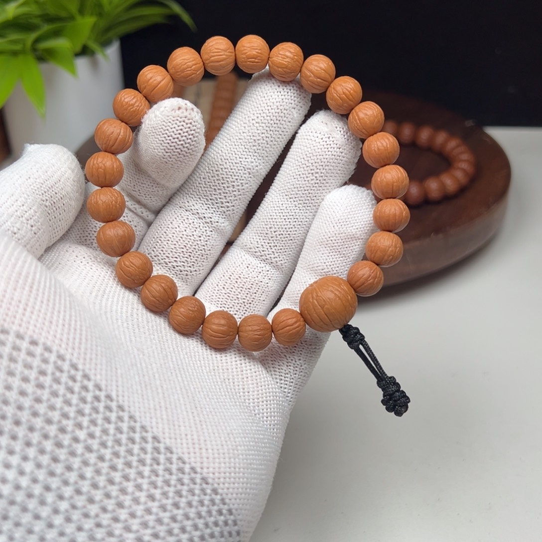 吊坠猴头核桃10➕凤羽精卡三维同尺