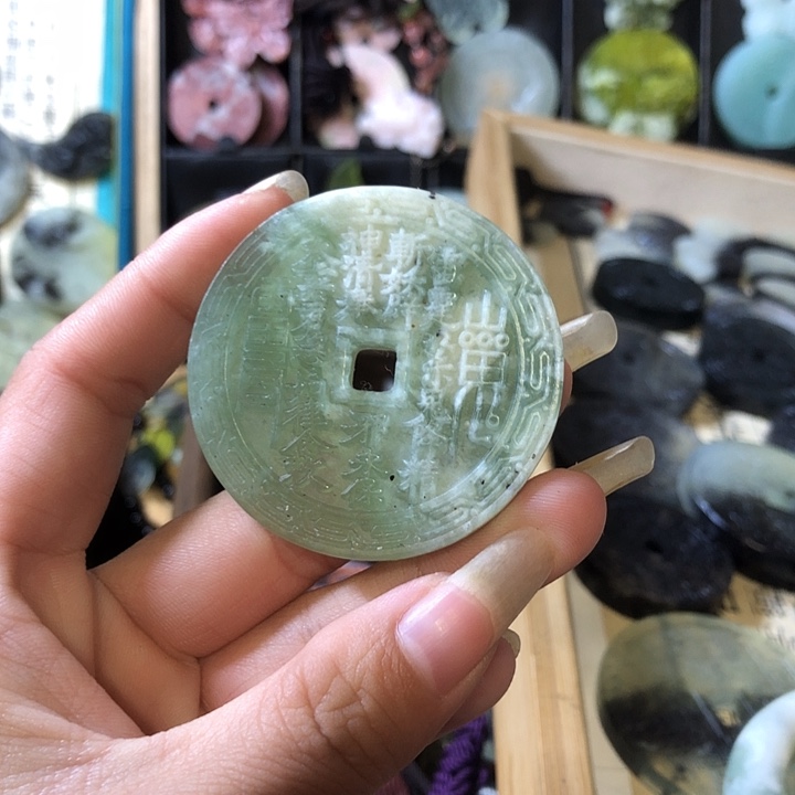 未镶嵌岫玉岫玉挂件