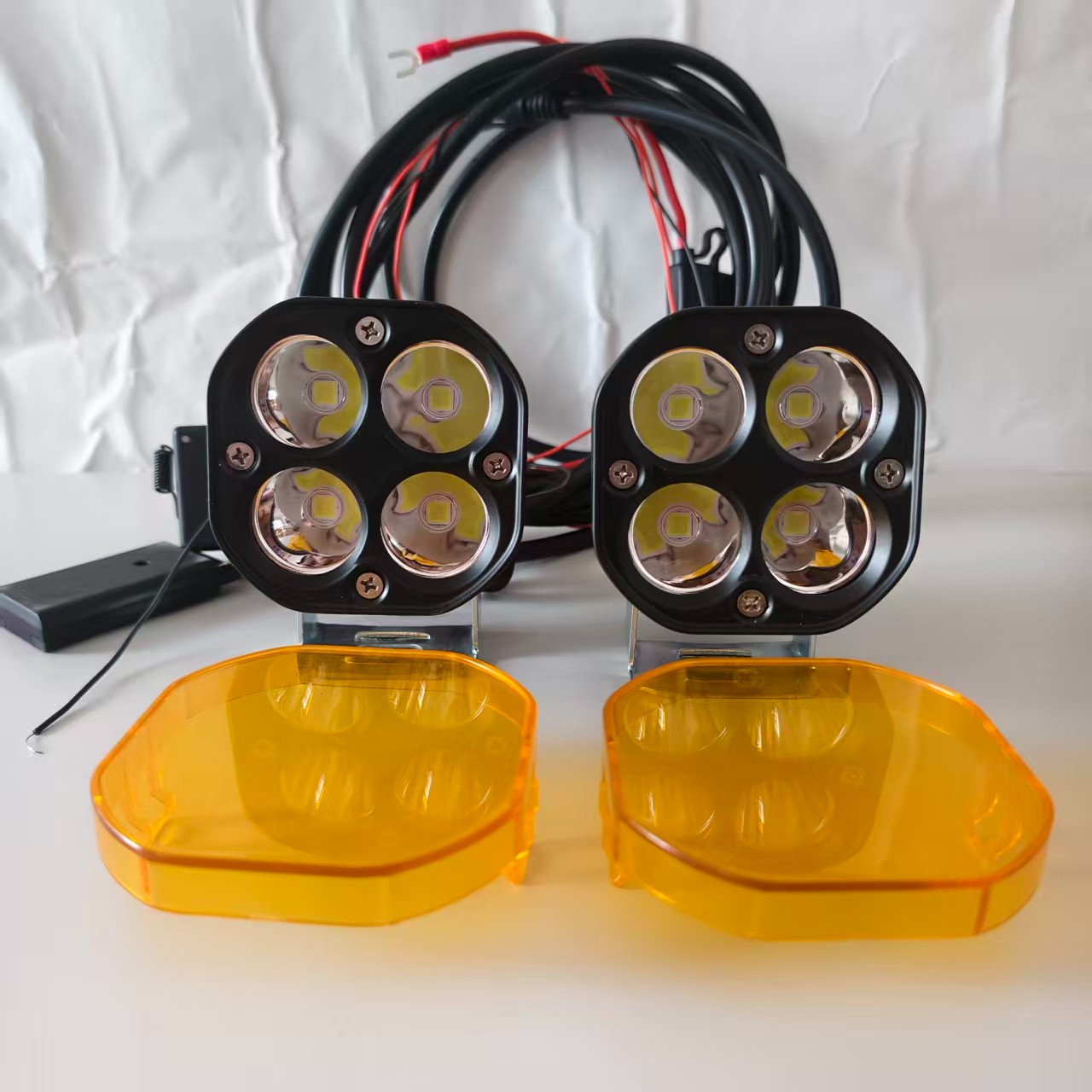 超大功率前射灯适用越野车摩托车坦克300牧马人货车汽车12V24V