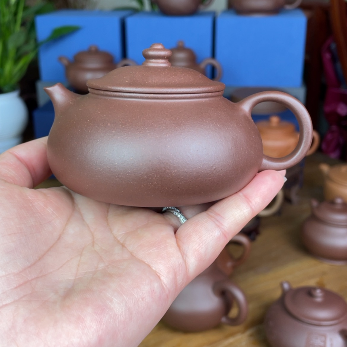 【闪购商品】紫砂茶壶诚*中槽青寒江