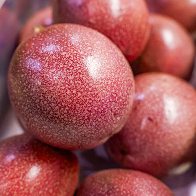 众彩 【众彩甄选】紫皮百香果净重2斤装大果当季新鲜水果紫百香果云南省