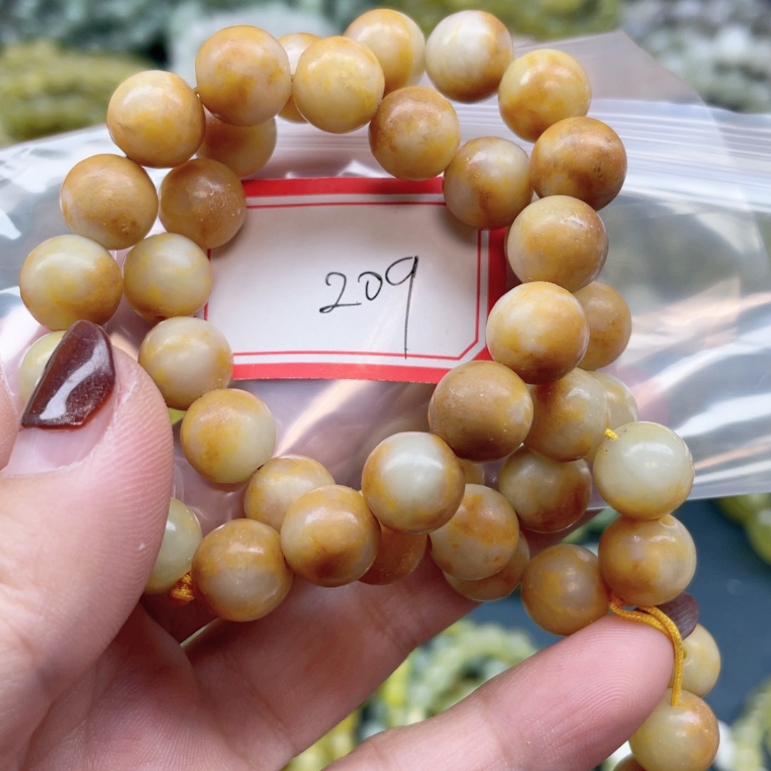 未镶嵌蛇纹石玉手串