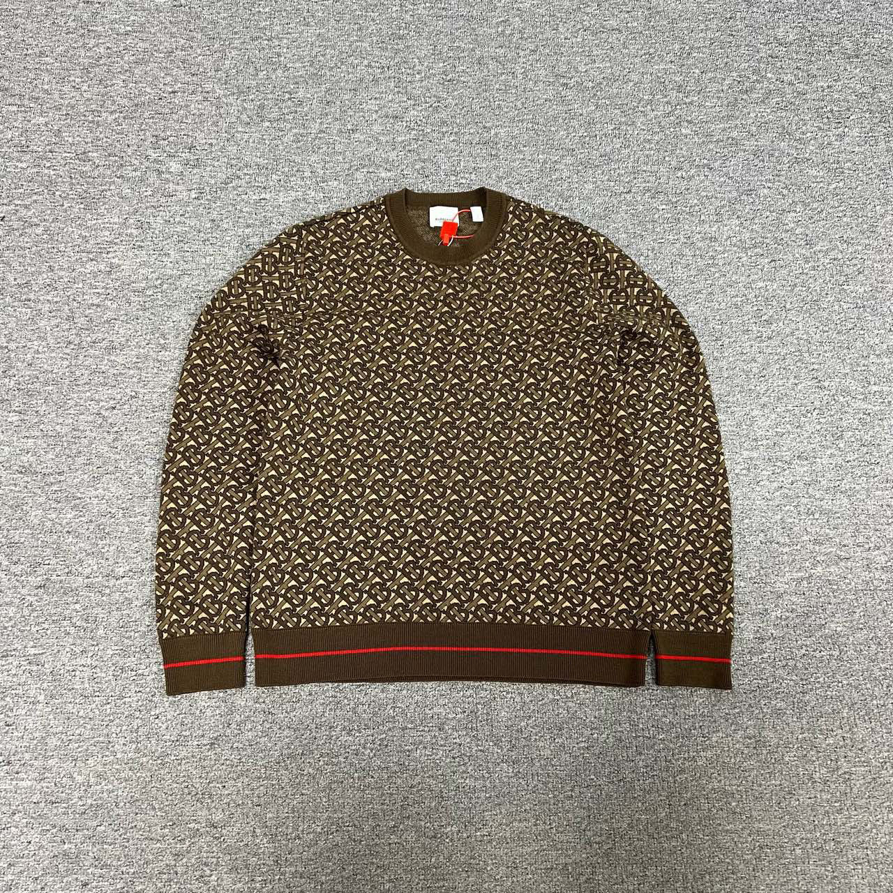 Burberry 巴宝莉 满印老花 白标 针织上衣