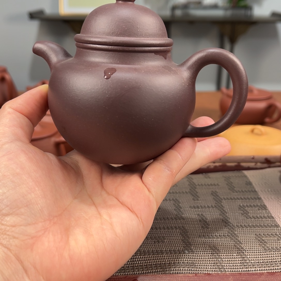 紫砂茶壶微****)瑕疵18585888884585