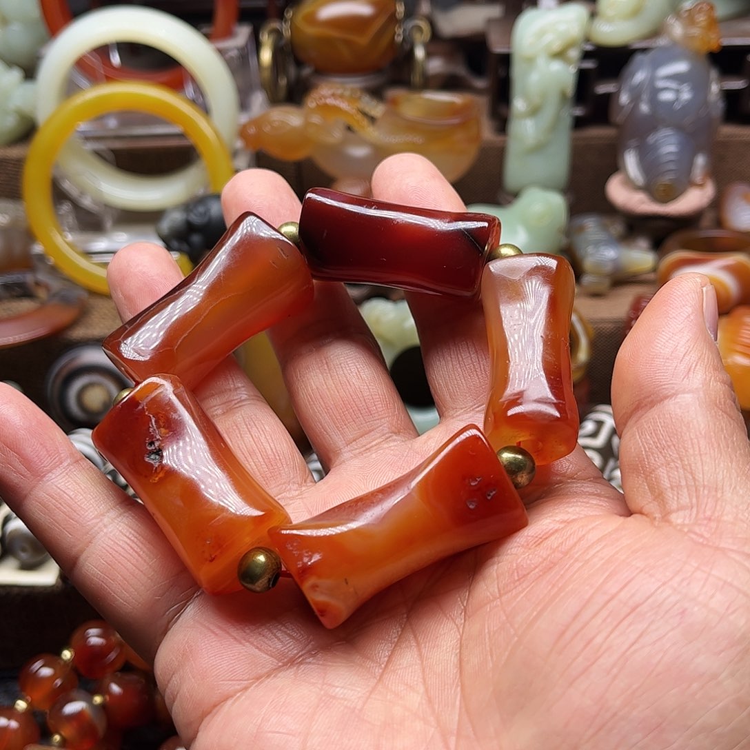 玛瑙/玉髓未镶嵌车挂