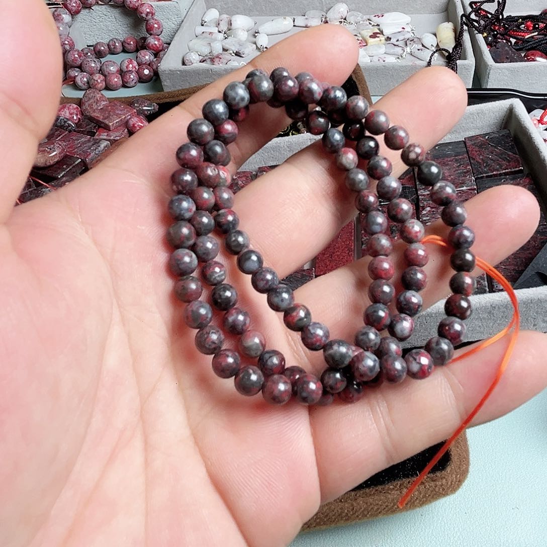 天然朱砂辰砂手串
