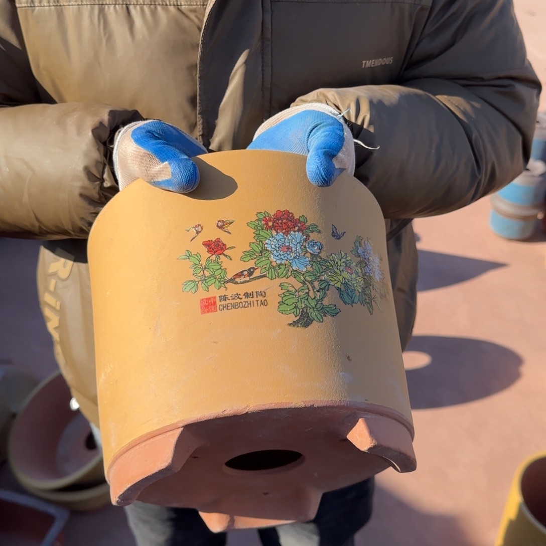 紫砂花盆口径17.13口径