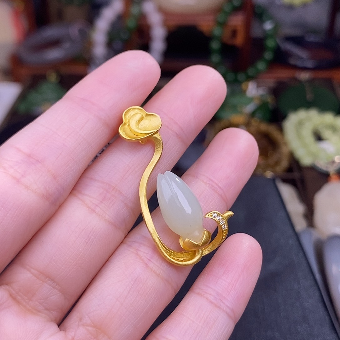 和田玉925.银吊坠清货价未镶嵌